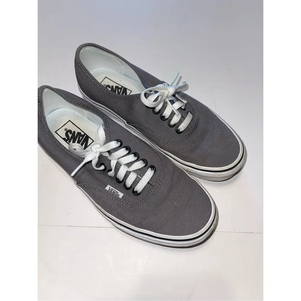 Vans Shoes Mens 86.5 Womens 8 Off The Wall Casual Lace Up Sneakers‎ 721356 Grey